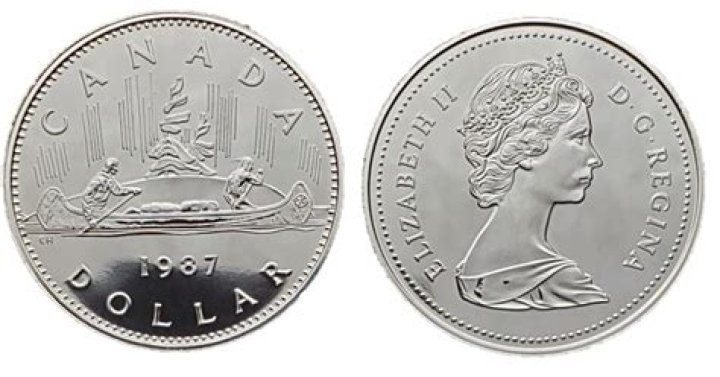 How much is a Canadian dollar worth from 1987?