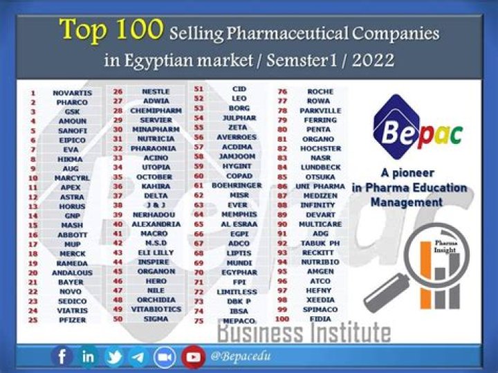 What companies are in Egypt?