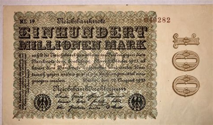 What is Einhundert Millionen Mark?