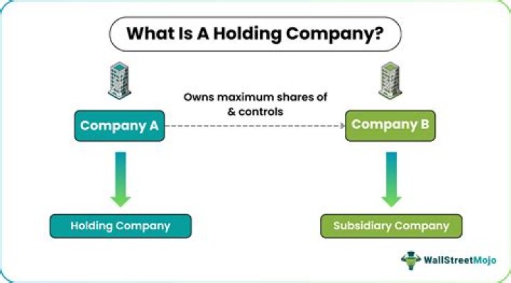 Why is a holding company created?